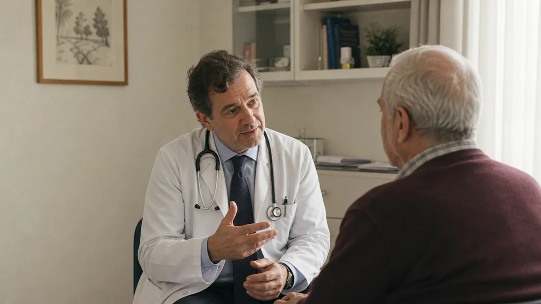Clinician, mid-visit